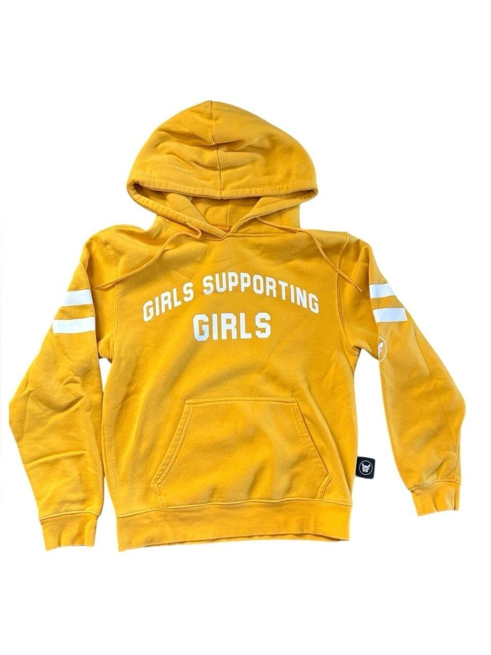 Fanjoy Yellow Girls Supporting Girls Hoodie Small